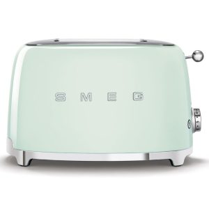 Smeg 50’s Style Aesthetic Toaster | 2 Slice | Pastel Green | TSF01PGUK