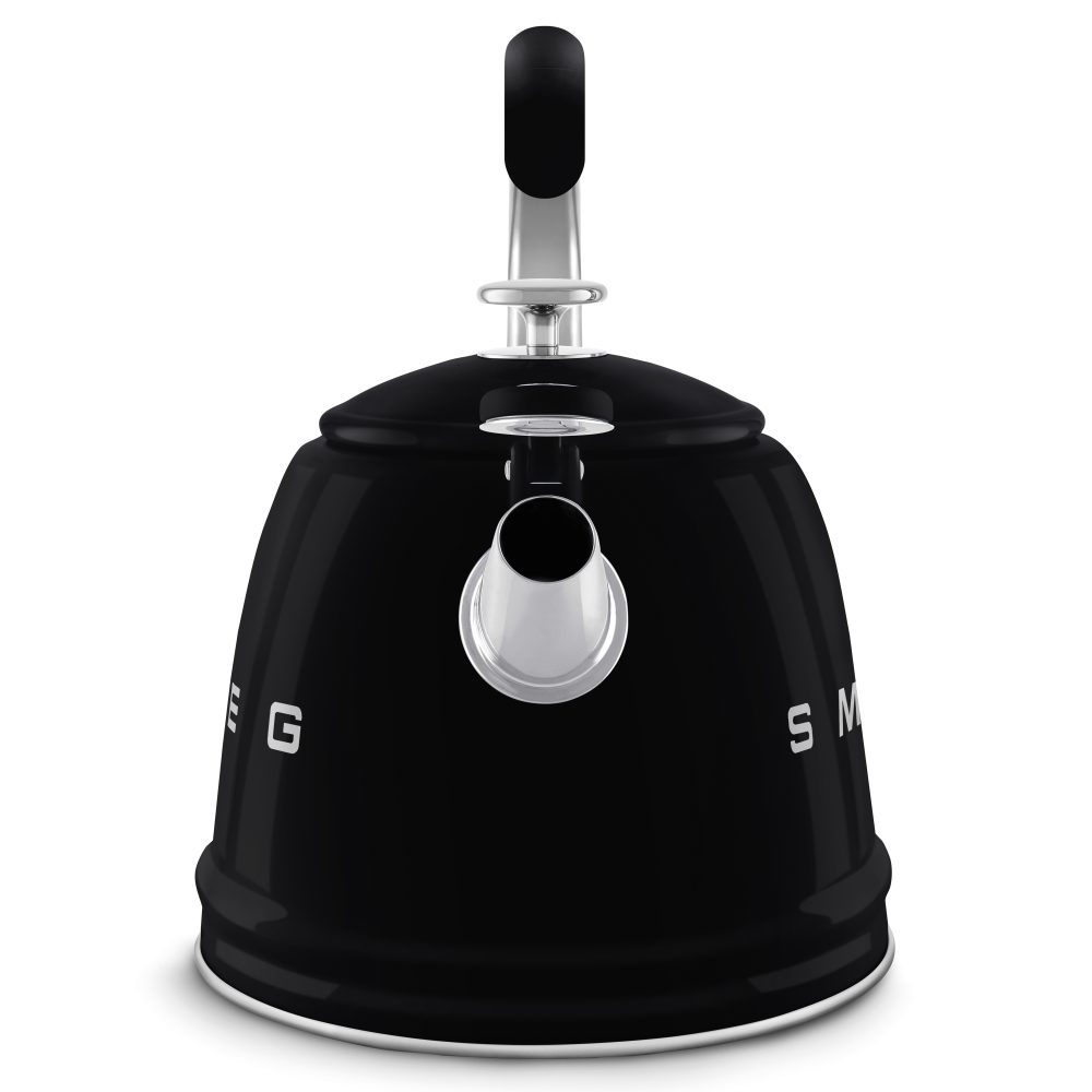 Smeg 50’s Style Whistling Kettle | Black | WKF01BL Smeg 50’s Style Whistling Kettle | Black | WKF01BL