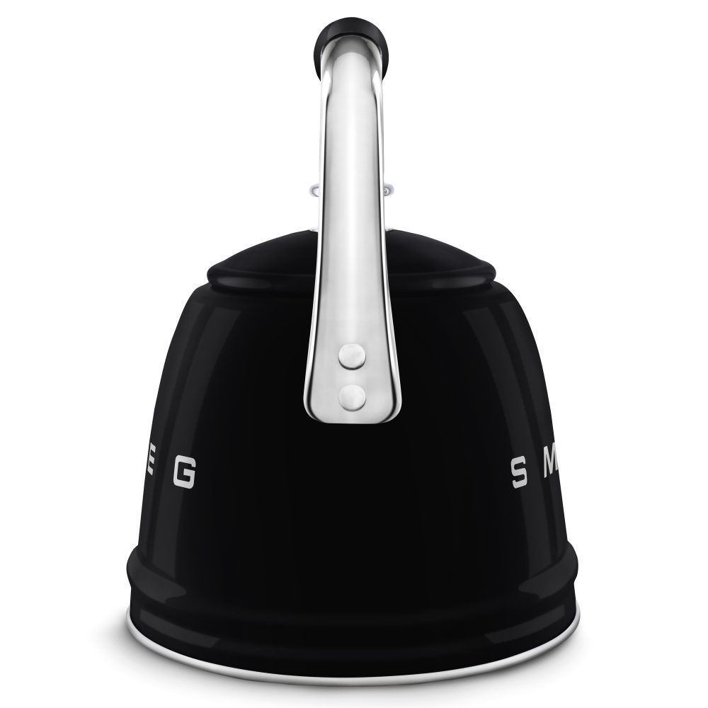 Smeg 50’s Style Whistling Kettle | Black | WKF01BL Smeg 50’s Style Whistling Kettle | Black | WKF01BL