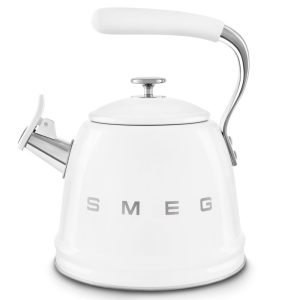 Smeg 50’s Style Whistling Kettle | White | WKF01WH