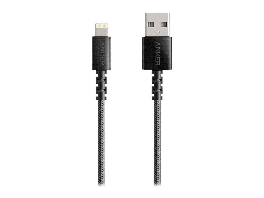 Anker USB Cable With Lightning Connector 3ft I Black I A8012H12 Anker USB Cable With Lightning Connector 3ft I Black I A8012H12