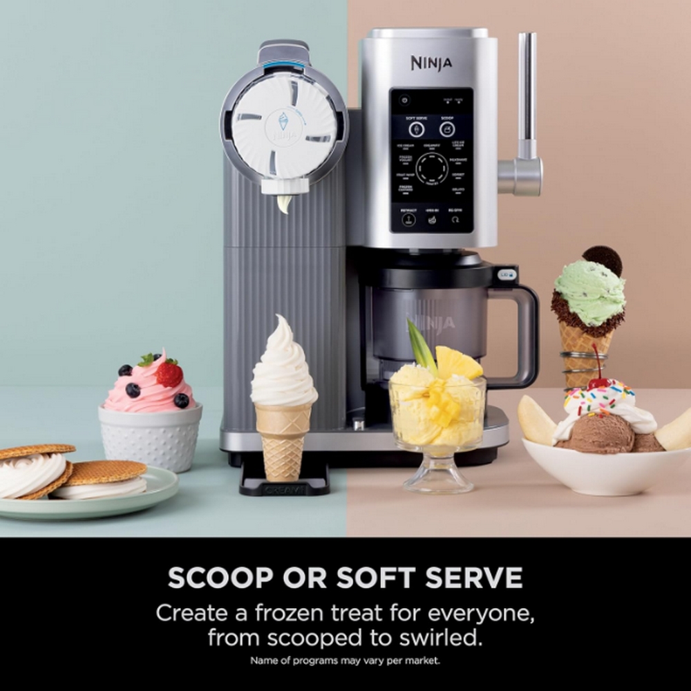Ninja CREAMi Scoop & Swirl Ice Cream Maker I NC701UK Ninja CREAMi Scoop & Swirl Ice Cream Maker I NC701UK