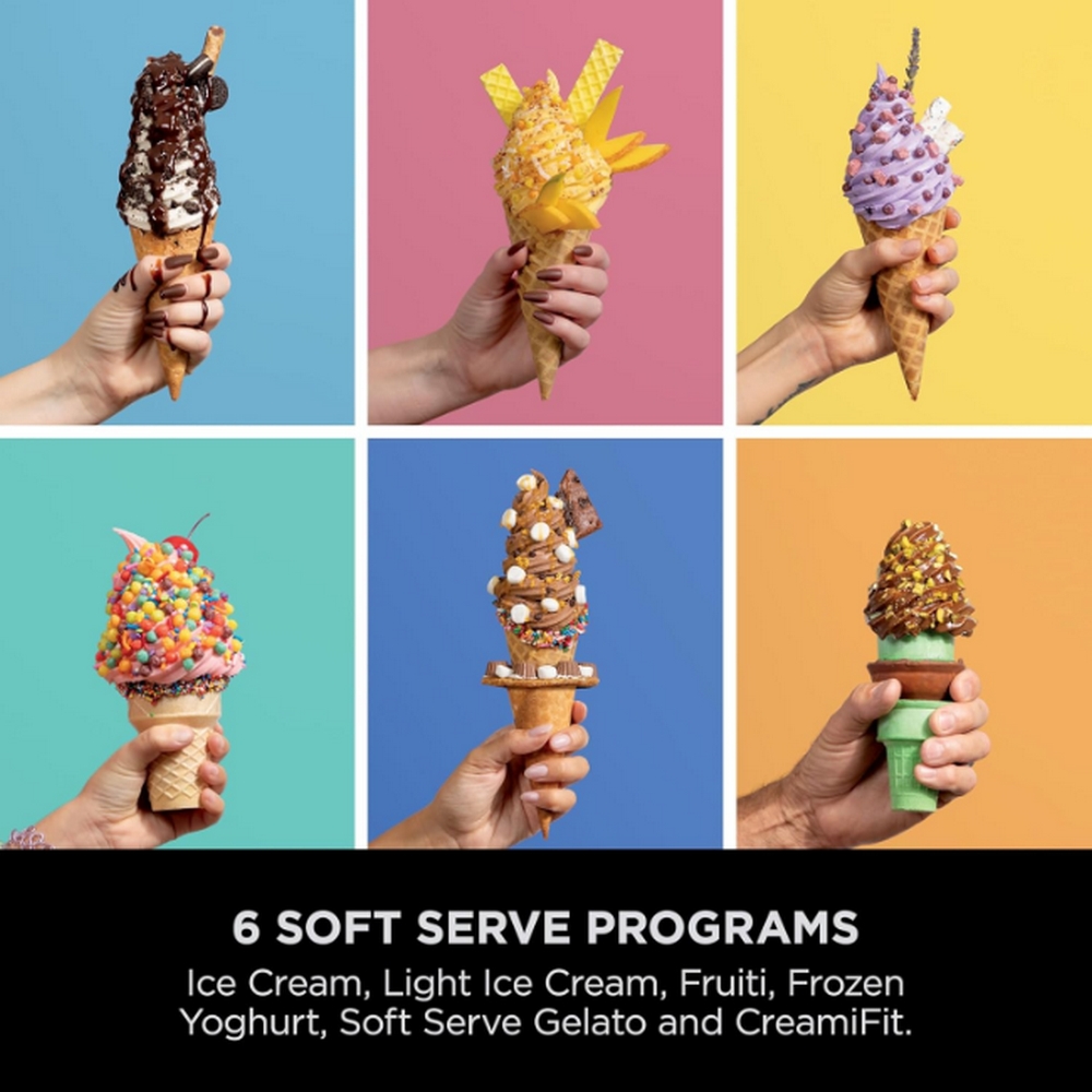 Ninja CREAMi Scoop & Swirl Ice Cream Maker I NC701UK Ninja CREAMi Scoop & Swirl Ice Cream Maker I NC701UK