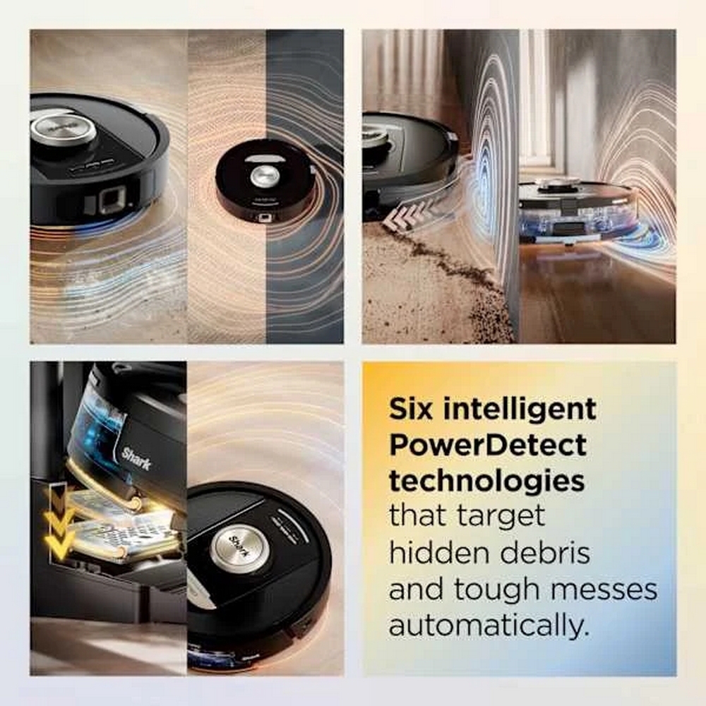 Shark ThermaCharged Power Detect Robot Vacuum I Black I RV2900XEUK Shark ThermaCharged Power Detect Robot Vacuum I Black I RV2900XEUK