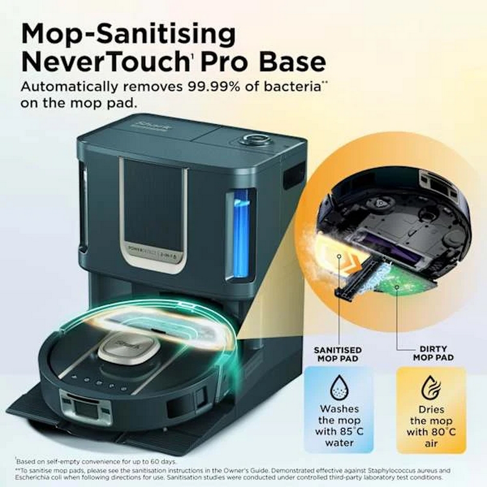 Shark ThermaCharged Power Detect Robot Vacuum I Black I RV2900XEUK Shark ThermaCharged Power Detect Robot Vacuum I Black I RV2900XEUK