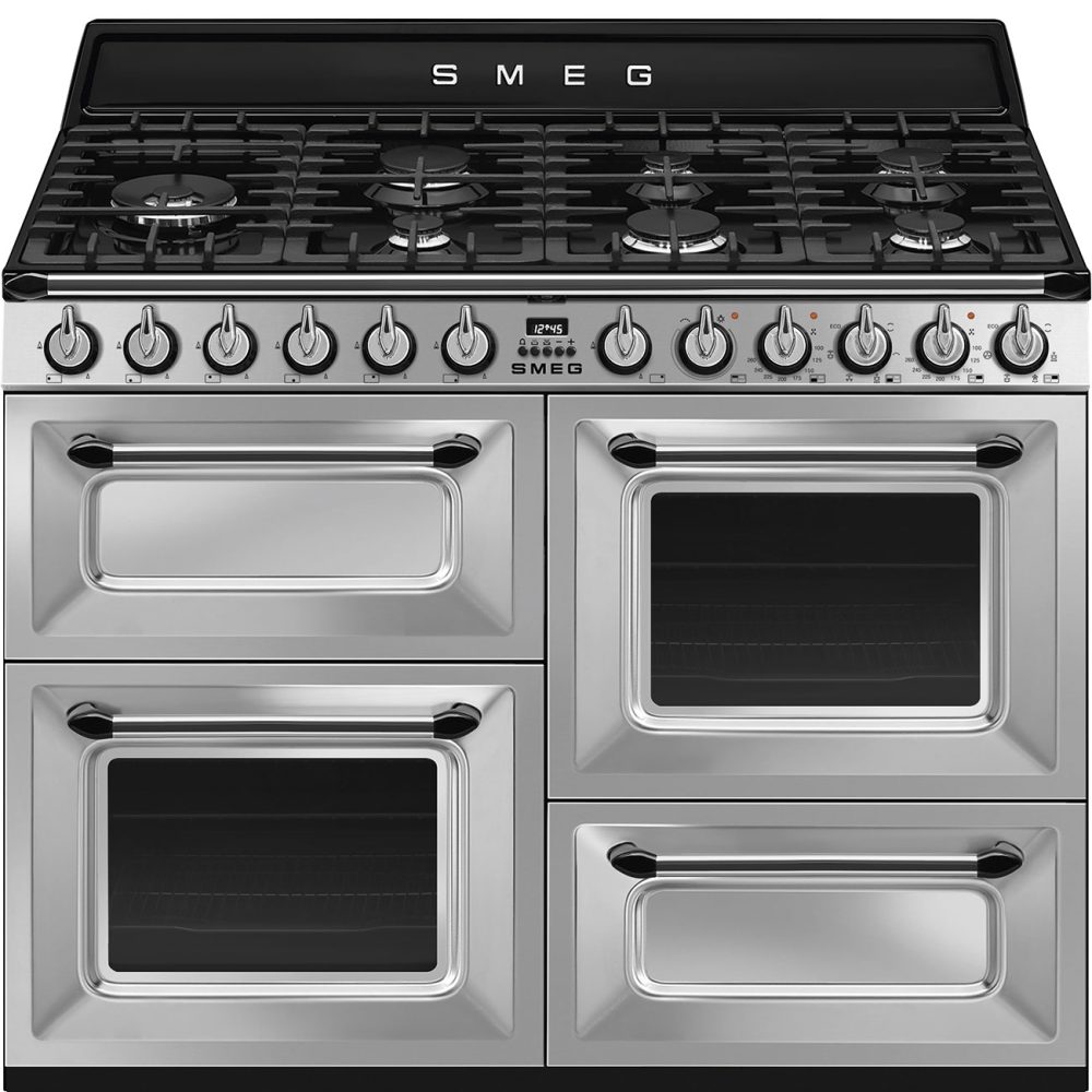 Smeg 110cm Victoria Triple Cavity Cooker | Duel Fuel | Stainless Steel | TR4110X1 Smeg 110cm Victoria Triple Cavity Cooker | Duel Fuel | Stainless Steel | TR4110X1