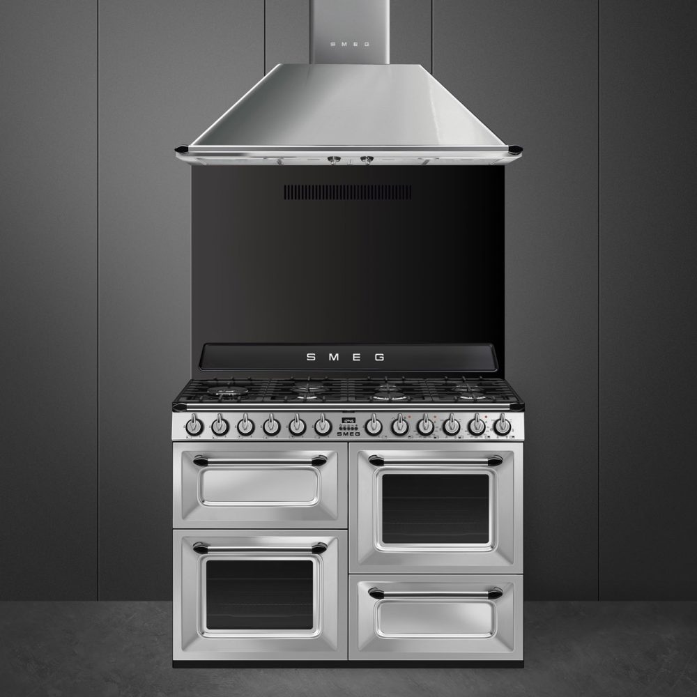 Smeg 110cm Victoria Triple Cavity Cooker | Duel Fuel | Stainless Steel | TR4110X1 Smeg 110cm Victoria Triple Cavity Cooker | Duel Fuel | Stainless Steel | TR4110X1