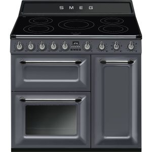 Smeg 90cm Victoria Triple Cavity Cooker | Induction Hob | Slate Grey | TR93IGR