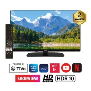 Walker TiVo 24″ LED Smart TV with Satellite Tuner I WPS24241BK