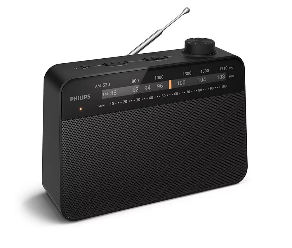 Philips FM/AM Radio I Black I TAR2509/10 Philips FM/AM Radio I Black I TAR2509/10