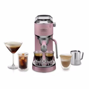 DeLonghi Dedica Duo Espresso Coffee Maker | Pink | EC890.PK