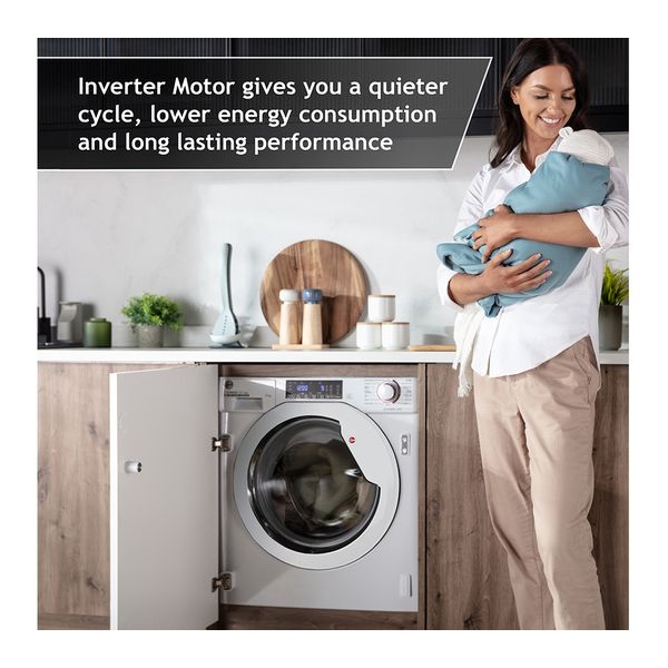 Hoover 9KG Washing Machine | 1600 Rpm | HBWOS69TAMSE80 Hoover 9KG Washing Machine | 1600 Rpm | HBWOS69TAMSE80