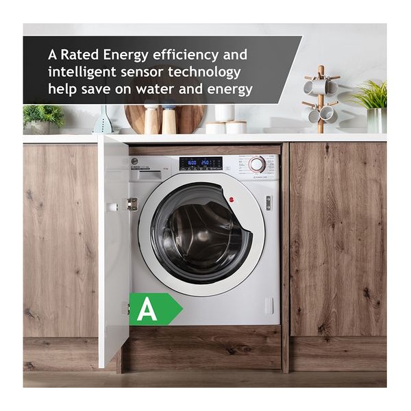 Hoover 9KG Washing Machine | 1600 Rpm | HBWOS69TAMSE80 Hoover 9KG Washing Machine | 1600 Rpm | HBWOS69TAMSE80