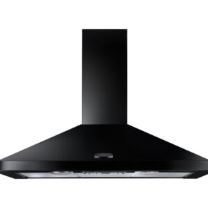 Rangemaster 90CM Chimney Hood | Black | LEIHDC90BC/
