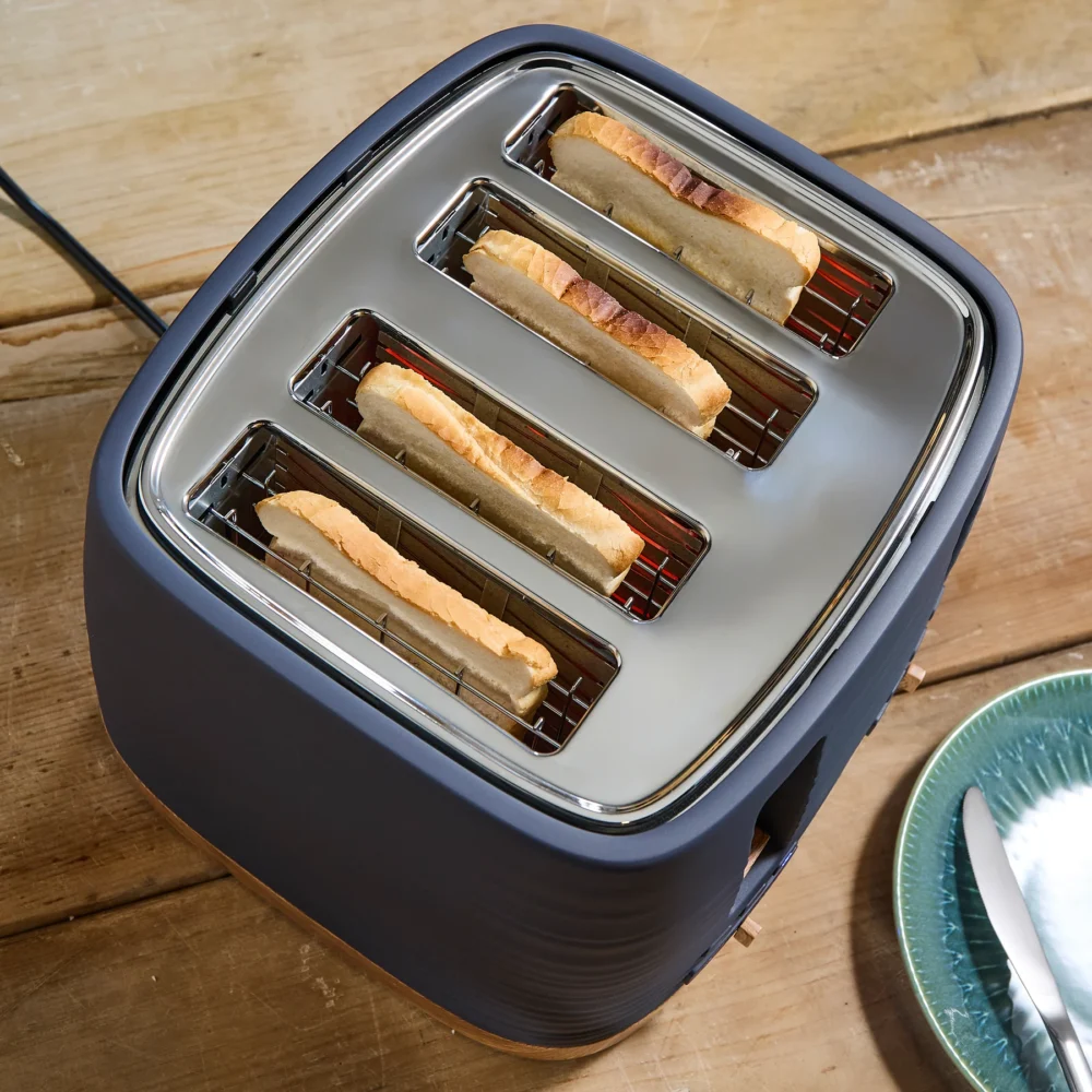 Morphy Richards Clay Toaster | 4 Slice | Flint Grey | 243101 Morphy Richards Clay Toaster | 4 Slice | Flint Grey | 243101
