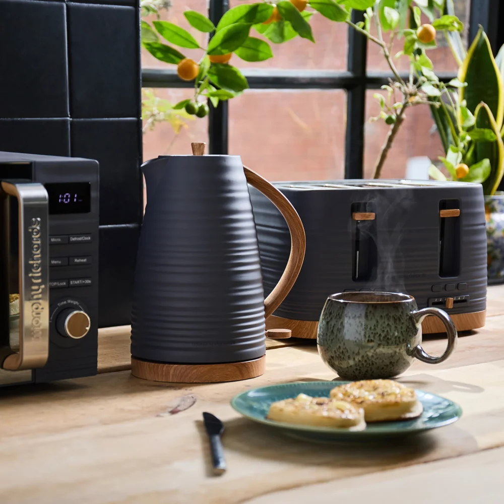 Morphy Richards Clay Toaster | 4 Slice | Flint Grey | 243101 Morphy Richards Clay Toaster | 4 Slice | Flint Grey | 243101