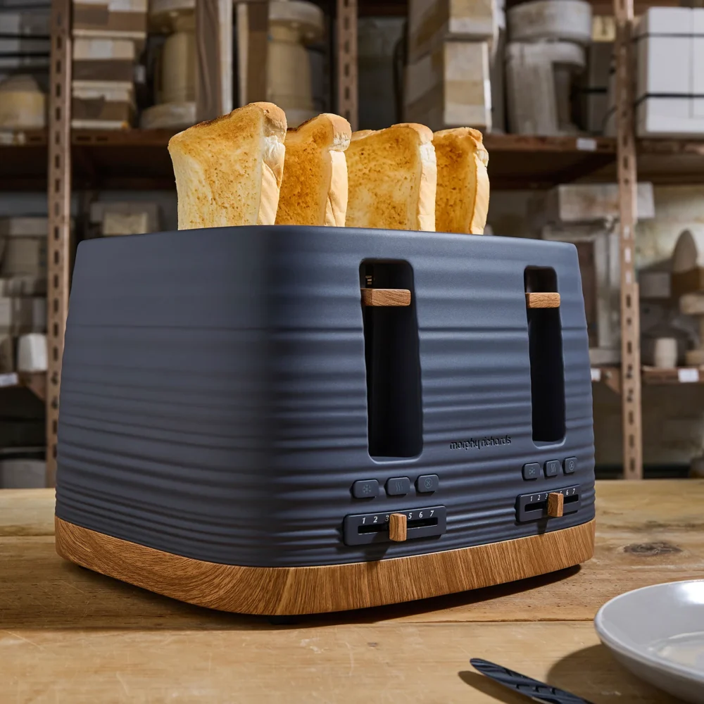 Morphy Richards Clay Toaster | 4 Slice | Flint Grey | 243101 Morphy Richards Clay Toaster | 4 Slice | Flint Grey | 243101