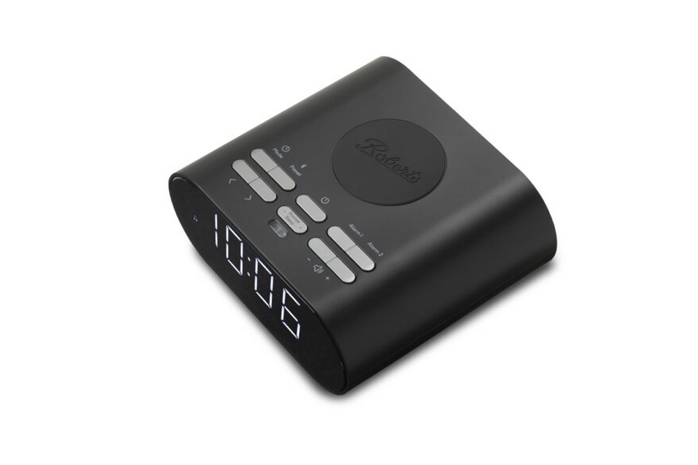 Roberts Ortus FM Dual Alarm Clock Radio I Black I ORTUSFMBK Roberts Ortus FM Dual Alarm Clock Radio I Black I ORTUSFMBK