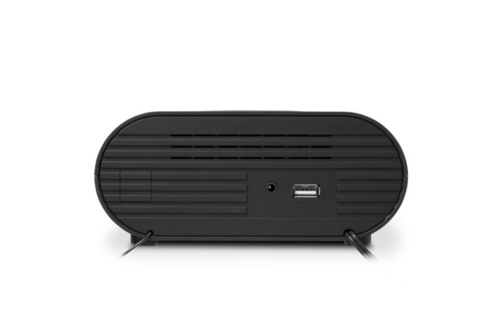 Roberts Ortus FM Dual Alarm Clock Radio I Black I ORTUSFMBK Roberts Ortus FM Dual Alarm Clock Radio I Black I ORTUSFMBK