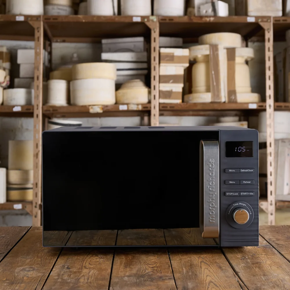 Morphy Richards Clay Microwave | Flint Grey | 512001 Morphy Richards Clay Microwave | Flint Grey | 512001