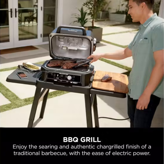 Ninja Woodfire Electric BBQ Grill & Smoker | OG901UK Ninja Woodfire Electric BBQ Grill & Smoker | OG901UK
