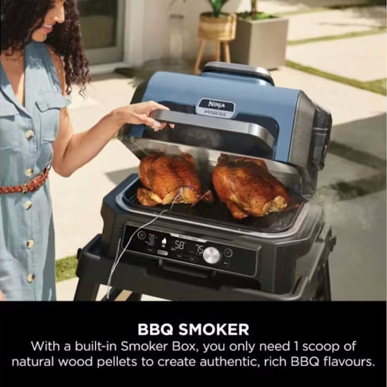 Ninja Woodfire Electric BBQ Grill & Smoker | OG901UK Ninja Woodfire Electric BBQ Grill & Smoker | OG901UK