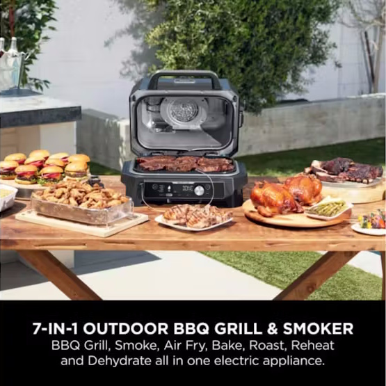 Ninja Woodfire Electric BBQ Grill & Smoker | OG901UK Ninja Woodfire Electric BBQ Grill & Smoker | OG901UK