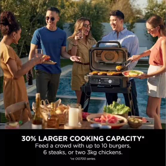 Ninja Woodfire Electric BBQ Grill & Smoker | OG901UK Ninja Woodfire Electric BBQ Grill & Smoker | OG901UK