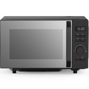 Powerpoint 20L Flatbed Microwave | Black | P22720FMFBL