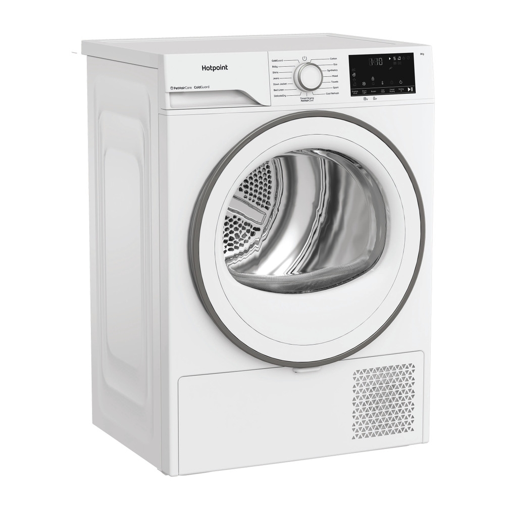 Hotpoint 8kg Cold Guard Heat Pump Tumble Dryer I White I HHDD80WWIRE Hotpoint 8kg Cold Guard Heat Pump Tumble Dryer I White I HHDD80WWIRE