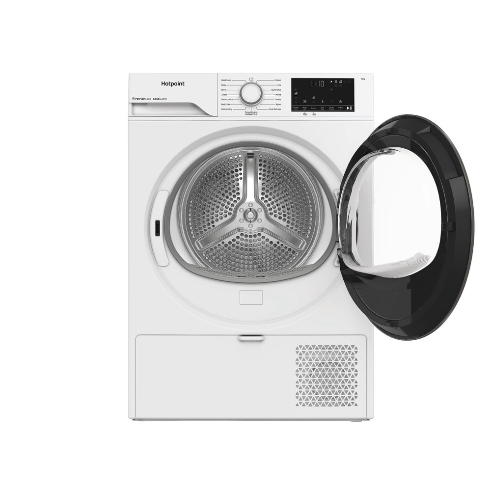 Hotpoint 8kg Cold Guard Heat Pump Tumble Dryer I White I HHDD80WWIRE Hotpoint 8kg Cold Guard Heat Pump Tumble Dryer I White I HHDD80WWIRE