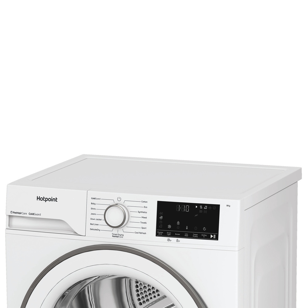 Hotpoint 8kg Cold Guard Heat Pump Tumble Dryer I White I HHDD80WWIRE Hotpoint 8kg Cold Guard Heat Pump Tumble Dryer I White I HHDD80WWIRE