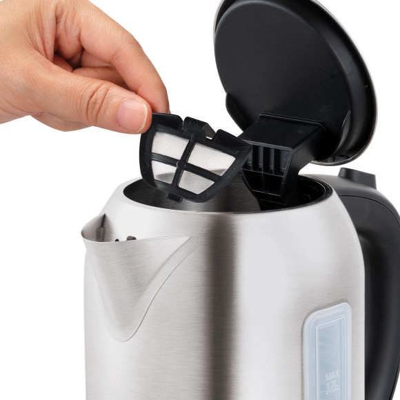 Morphy Richards Quiet Boil Kettle | Brushed Steel | 980580 Morphy Richards Quiet Boil Kettle | Brushed Steel | 980580