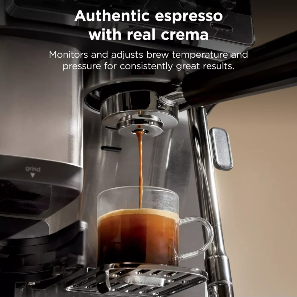 Ninja Luxe Café Mini Plus Espresso Machine | Stainless Steel | ES352UK Ninja Luxe Café Mini Plus Espresso Machine | Stainless Steel | ES352UK
