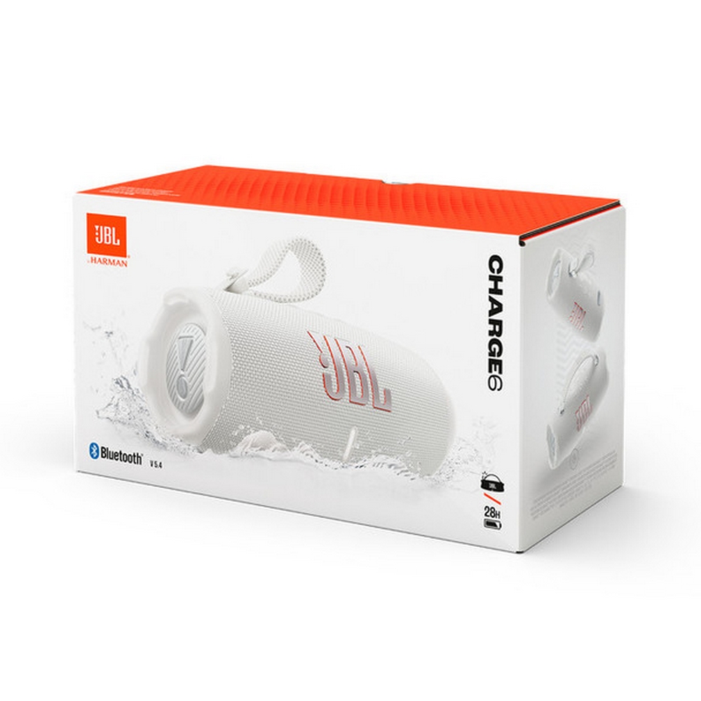 JBL Charge 6 I White I JBLCHARGE6WHT JBL Charge 6 I White I JBLCHARGE6WHT
