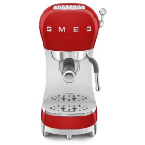 Smeg 50’s Style Espresso Coffee Machine I Red I ECF02RDUK