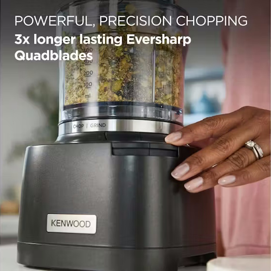 Kenwood Duo Prep 2-in-1 Chopper/Grinder | CHP80.000BK Kenwood Duo Prep 2-in-1 Chopper/Grinder | CHP80.000BK