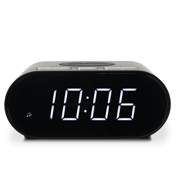 Roberts Ortus Charge FM Alarm Clock Radio with Phone Charger I Black I ORTUSCHARGEBK Roberts Ortus Charge FM Alarm Clock Radio with Phone Charger I Black I ORTUSCHARGEBK
