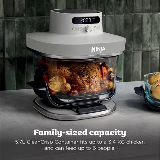 Ninja CRISPi Pro Glass Air Fryer I Bone I AS101UKLG Ninja CRISPi Pro Glass Air Fryer I Bone I AS101UKLG