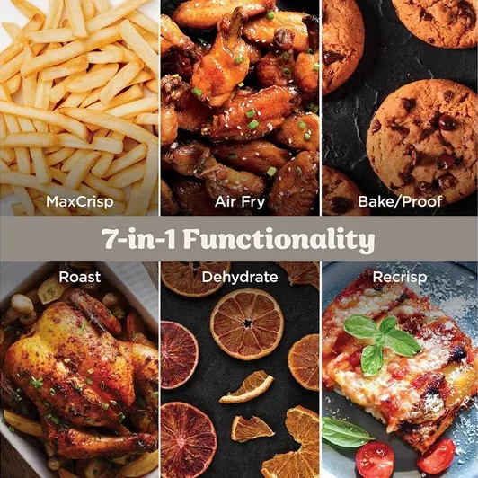 Ninja CRISPi Pro Glass Air Fryer I Bone I AS101UKLG Ninja CRISPi Pro Glass Air Fryer I Bone I AS101UKLG
