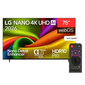 LG NANO 4K AI NU85 Smart TV I 43″ I 43NU850B6LA.AEI