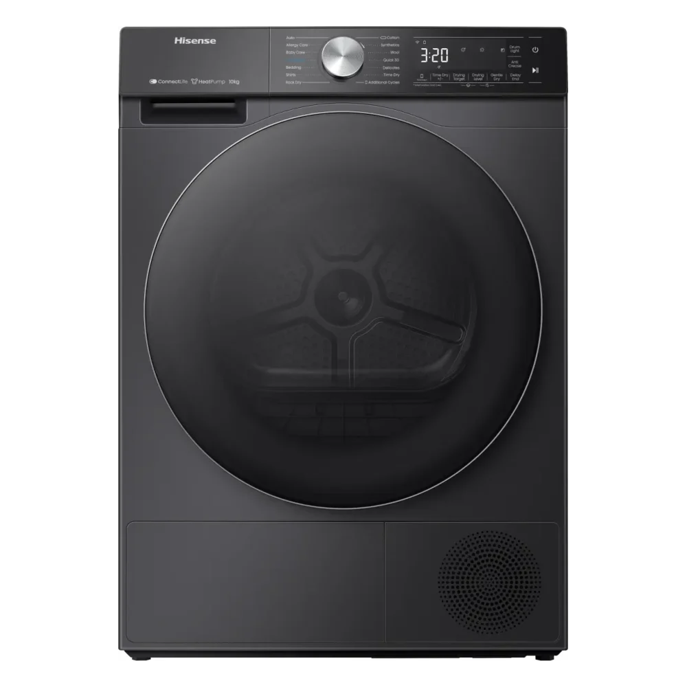 Hisense 5S 10KG Tumble Dryer | Black | DH5S102BB Hisense 5S 10KG Tumble Dryer | Black | DH5S102BB