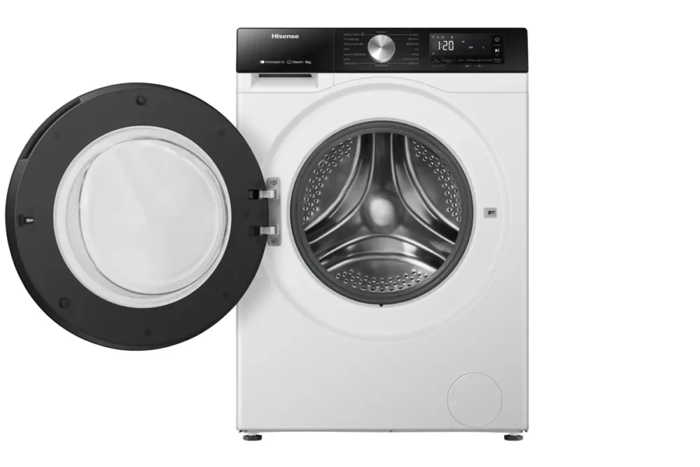 Hisense 3S Series 1400 Spin Washing Machine I 8kg I White I WF3S8043BW Hisense 3S Series 1400 Spin Washing Machine I 8kg I White I WF3S8043BW
