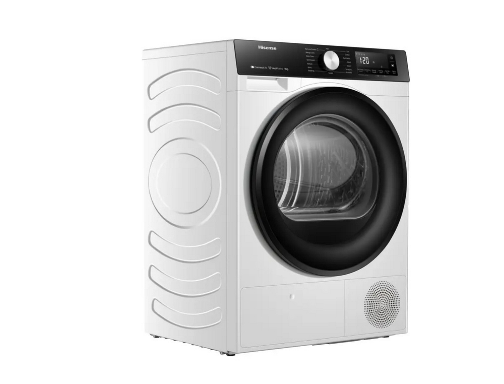 Hisense 3S Series Heat Pump Tumble Dryer I 8kg I White I DH3S802BW3 Hisense 3S Series Heat Pump Tumble Dryer I 8kg I White I DH3S802BW3