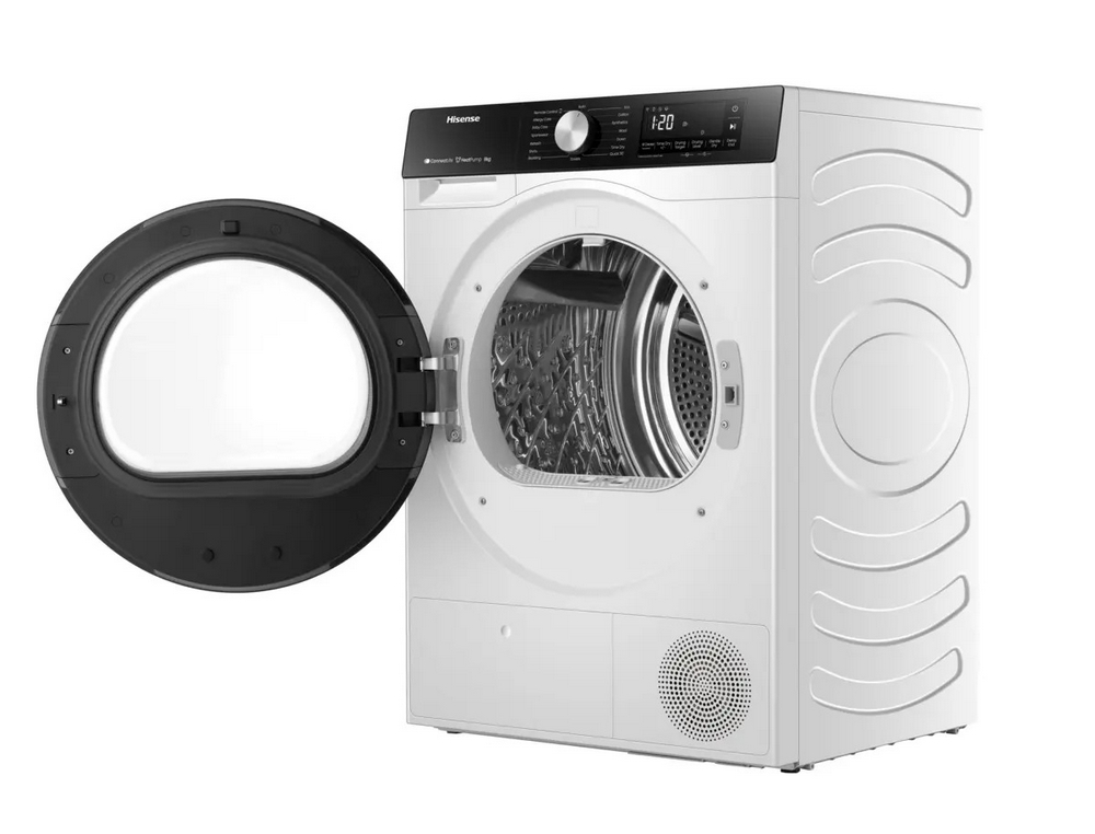 Hisense 3S Series Heat Pump Tumble Dryer I 8kg I White I DH3S802BW3 Hisense 3S Series Heat Pump Tumble Dryer I 8kg I White I DH3S802BW3