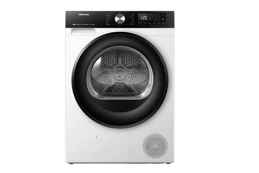 Hisense 3S Series Heat Pump Tumble Dryer I 8kg I White I DH3S802BW3 Hisense 3S Series Heat Pump Tumble Dryer I 8kg I White I DH3S802BW3